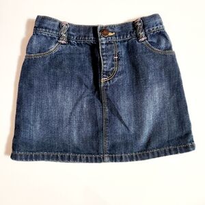 Old NAVY Stylish Denim Mini Skirt Size: 5T